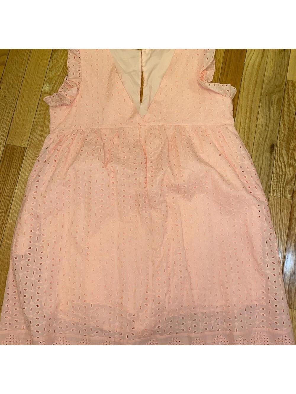 Eyelet Mini Dress